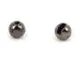 Billes tungstène avec fente - NOIR NICKEL - 10 pcs. - 2,5 mm