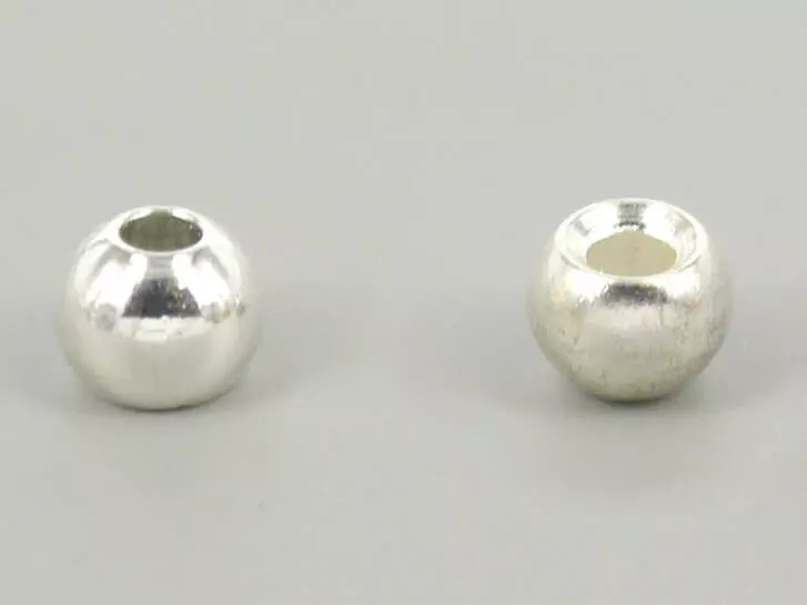 Billes laiton - ARGENT - 25 pcs.