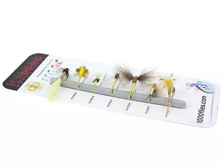Set Ephemeridae (May Fly) - XL - 7 mouches