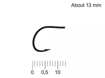 Hamecons pour sèches - 24 pcs. - #10 (13 mm)