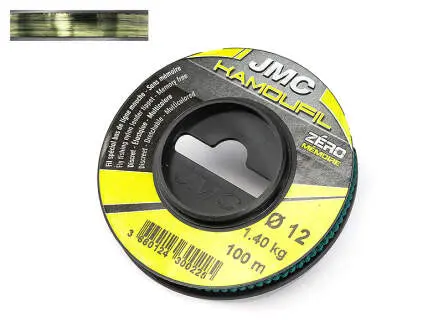 Fil jmc KAMOUFIL pour bas de ligne - 100 m - 0,12 mm