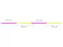 Fil indicateur sft TWO TONE INDICATOR LINE - jaune pink - 30 m