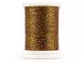 GLITTER THREAD textreme - 230 den - 35 m - golden brown