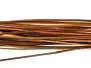 PEACOCK QUILLS HAND STRIPPED hotfly - 25 pc. - ginger