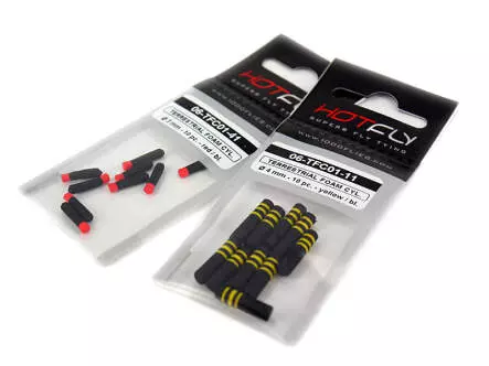 TERRESTRIAL FOAM CYLINDERS hotfly - 10 pc.