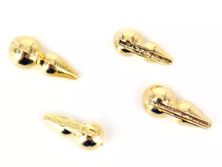 Corps tungstène plus bille - OR - 10 pcs.