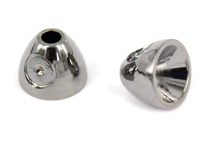 XL CONEHEADS hotfly - 10 pc. - black nickel 11 x 8,9 mm