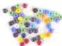 OPAQUE IRID. GLASS BEADS hotfly - 2,4 / 2,8 mm - 100 pc....