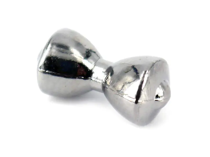 TUNGSTEN DUMBBELL EYES hotfly - 10 pc. - S (4 x 6 mm) - black nickel
