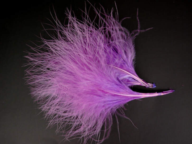 MARABOUT hotfly - 10 pcs. - ca. 15 cm - pale purple