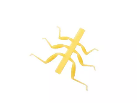 J:son Realistic Stonefly nymph legs - S3 - 12 pc. - yellow