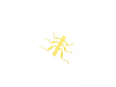J:son Realistic Stonefly nymph legs - S5 - 12 pc. - yellow