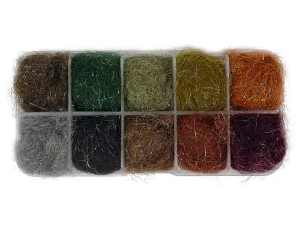 Dubbing dispenser PRO NYMPH PLUS hotfly - dark - 10 x 1 g