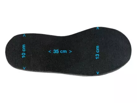 Semelles de FEUTRE NOIR synthétique pour...