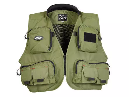 Gilet de pêche jmc DIPLOMAT V2 olive