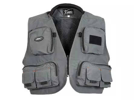 Gilet de pêche jmc DIPLOMAT V2 gris