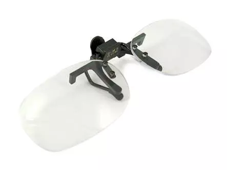 Clip-on loupe relevable MAGNIFYING