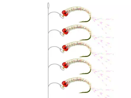 Gambe Alose feinte PEARL RED HEAD