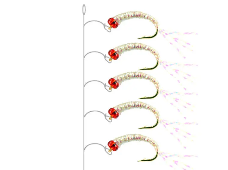 Gambe Alose feinte PEARL RED HEAD 14