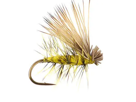 Yellow Superb Elk Hair Caddis 10