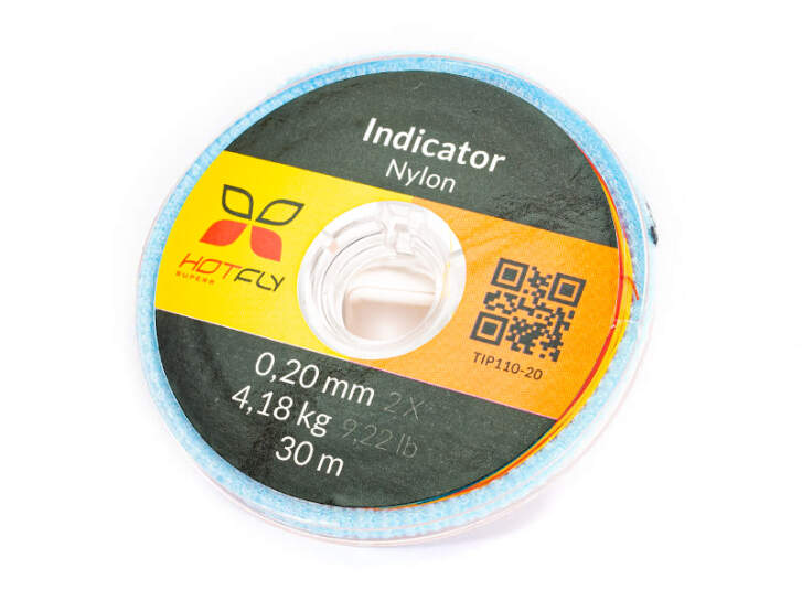 Fil indicateur hotfly INDICATOR - jaune rouge - 30 m - 0,25 mm