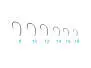 Hamecons hotfly GRUB BUZZER 1x fine barbless - 25 pcs. - 10