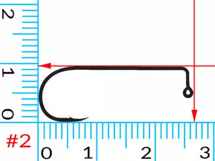 Hamecons hotfly JIG BENT IN POINT avec ardillon - 25 pcs.