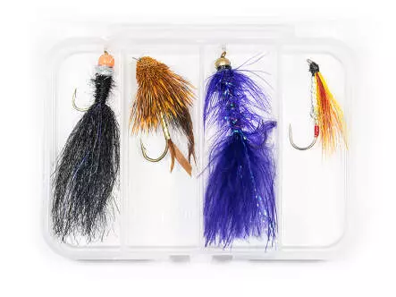 Sélection STREAMERS CLASSIC V10 - 4 mouches avec...