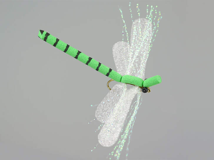 Large Dragonfly Green