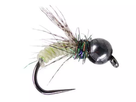 Green Shining Caddis Pupa Naturfil TG BL