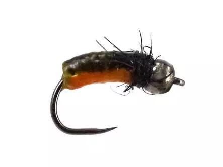 FC Small Nymph Olive Orange BL TG