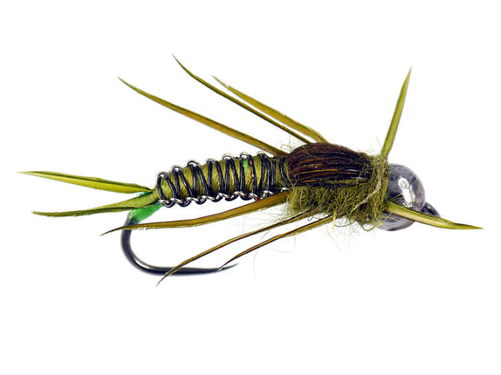 Zilimontt Stonefly Nymphe Flies Lot de 5 hameçons de pêche à