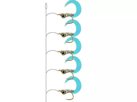 Gambe Perche CURL TAILS GREEN PEARL