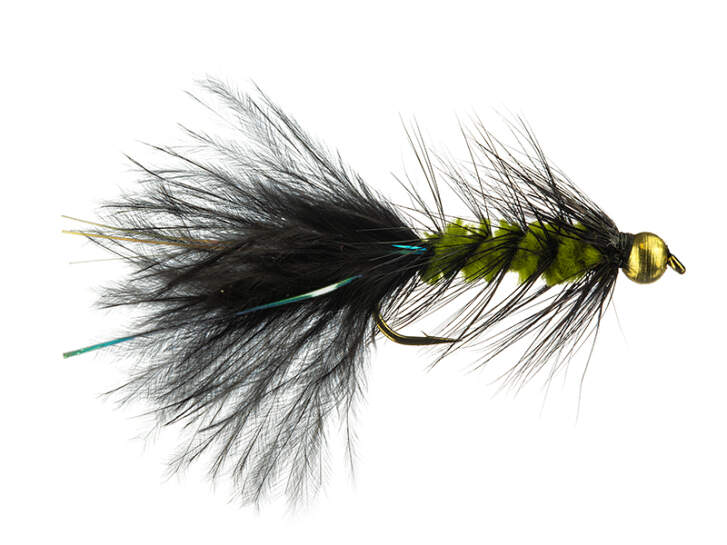 Pure Wooly Bugger Olive Black 10