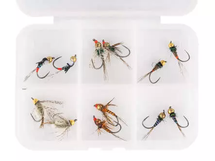 Sélection mouches hotfly TUNGSTEN NYMPHS LTD - 12...