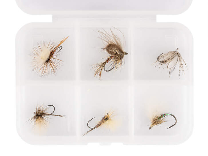 Sélection mouches hotfly CDC ESSENTIAL V2 LTD - 6 mouches...