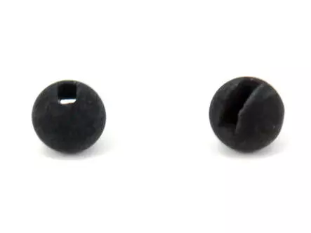 Billes tungstène fendues - MATT BLACK - 10 pcs.