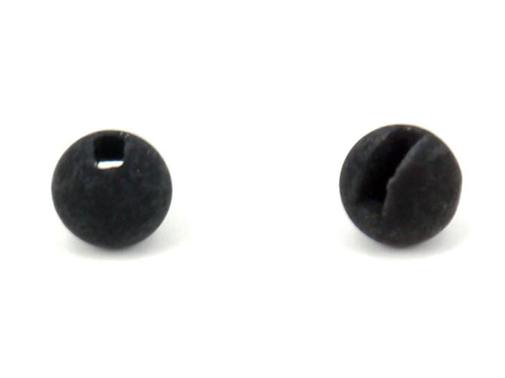 Billes tungstène fendues - MATT BLACK - 10 pcs. - 3,5 mm