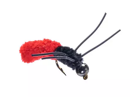 Rubber Leg Mop Fly Red
