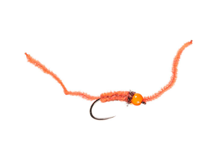 24 Leurres UV Squirmy Worm – Pêche à La Mouche – 3 Couleurs – Hameçon 8# – Neufs