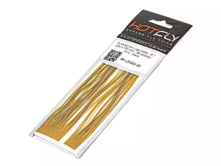 FLAKED Sili Legs hotfly - 0,7 mm x 130 mm - 66 strands