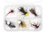 Sélection mouches hotfly DRY LARGE SUPERFLOAT MADE IN ITALY V1 - 6 mouches BL avec boîte