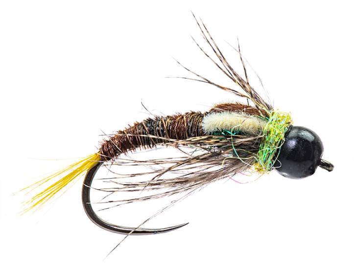 Natural Pheasant Tail Stonefly Nmph TG BL Lime 6