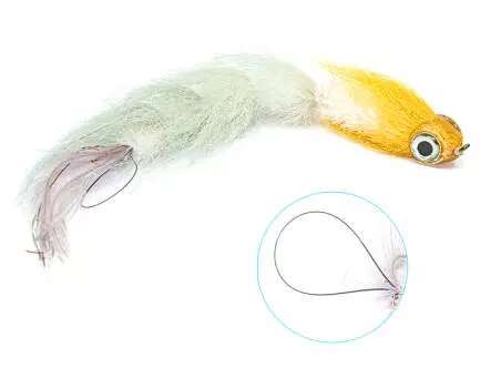 Articulated XXL Pike & Taimen Streamer 25 cm Orange Grey