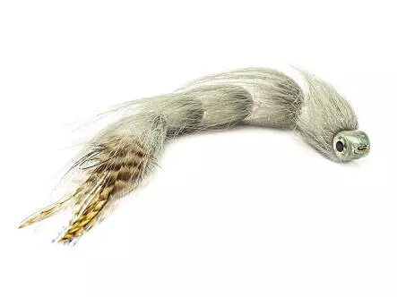 Articulated XXL Pike & Taimen Streamer 25 cm Grey