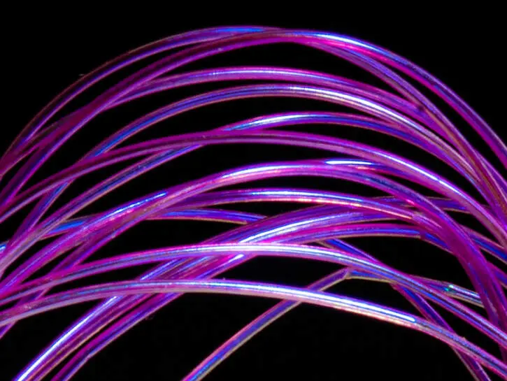 MAGIC PEARL QUILL hotfly - 0,4 mm - 150 cm - purple pearl