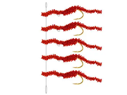 Gambe Perche CHEWING GUM WORM BLOOD RED
