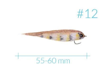 Weighted HP Minnow Streamer Baitfish V2 BL 12