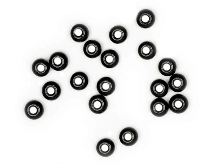 GIANT GLASS BEADS hotfly - 4,5 mm - 20 pc. - black