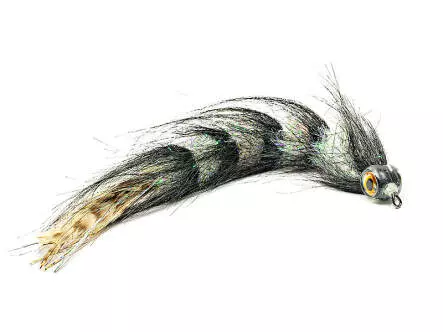 Articulated XXL Pike & Taimen Streamer 25 cm Black